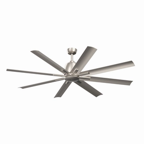 Breda 65"Ceiling Fan Brushed Nickel medium electric fans for multi-room use