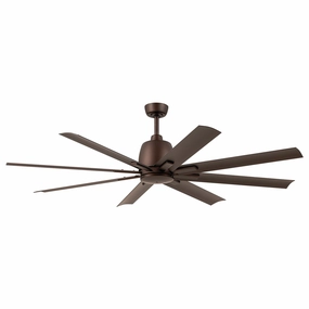 Breda 65"Ceiling Fan Satin Natural Bronze versatile medium fans for any space