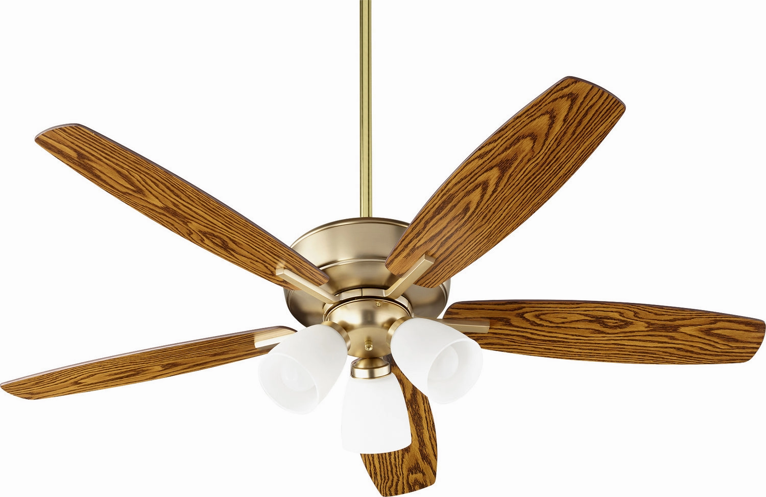Breeze 52"Ceiling Fan Aged Brass affordable medium fans for summer