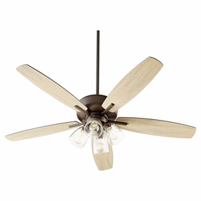 Breeze 52"Ceiling Fan Oiled Bronze home cooling fans in medium size