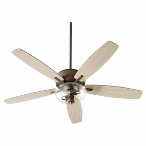 Breeze 52"Ceiling Fan Oiled Bronze energy-efficient medium fans with remote