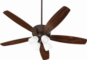 Breeze 52"Ceiling Fan Oiled Bronze stylish medium fans for contemporary homes