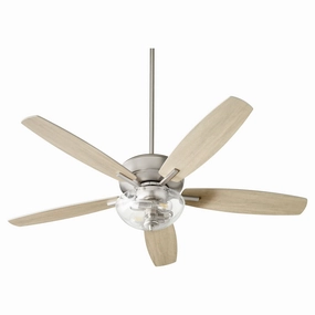 Breeze 52"Ceiling Fan Satin Nickel home cooling fans in medium size