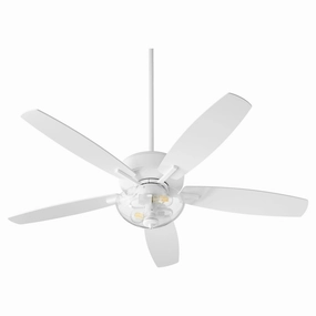 Breeze 52"Ceiling Fan Studio White oscillating medium fans with strong airflow