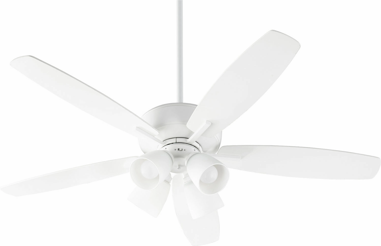 Breeze 52"Ceiling Fan Studio White quiet medium fans for living room use