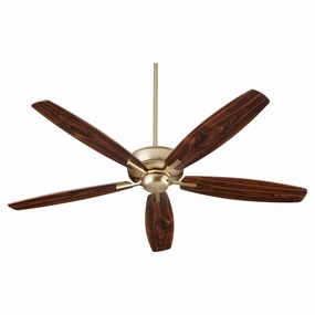 Breeze 60" 60"Ceiling Fan Aged Brass oscillating medium fans with strong airflow
