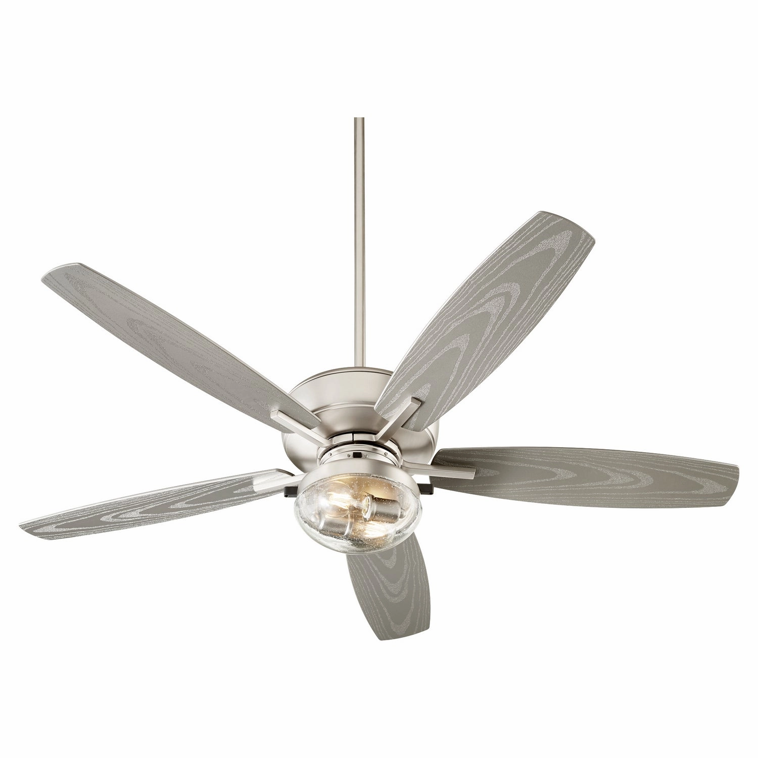 Breeze Patio 52"Patio Fan Satin Nickel Satin Nickel