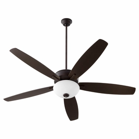 Breeze Patio 60"Patio Fan Oiled Bronze modern medium fans for everyday cooling