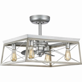 Briarwood 22"Ceiling Fan Galvanized small electric fans for personal cooling