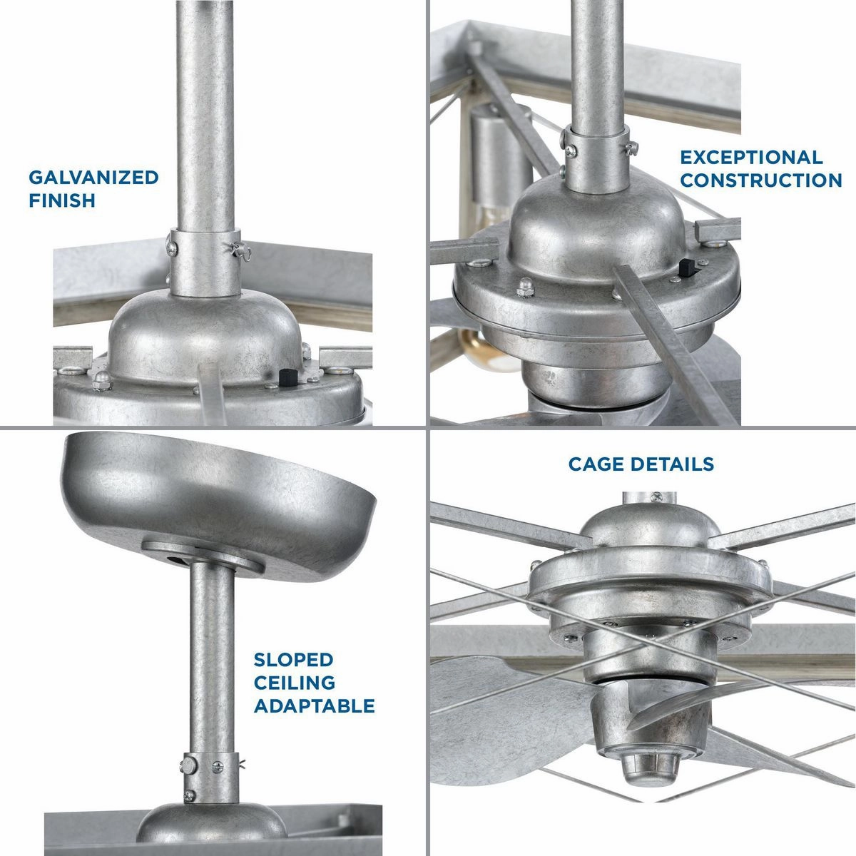 Briarwood 22"Ceiling Fan Galvanized