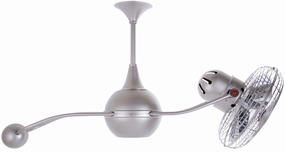 Brisa 2000 40"Ceiling Fan Brushed Nickel quiet small fans for desk or nightstand