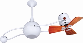 Brisa 2000 40"Ceiling Fan Gloss White small electric fans for personal cooling