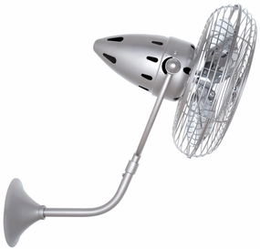Bruna Parede 19"Ceiling Fan Brushed Nickel quiet small fans for desk or nightstand