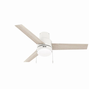 Brunner 52"Ceiling Fan Matte White compact medium fans for desks and counters