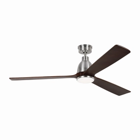 Bryden 60"Ceiling Fan Brushed Steel oscillating medium fans with strong airflow