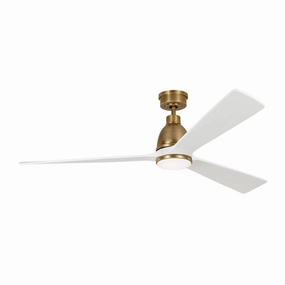 Bryden 60"Ceiling Fan Hand Rubbed Antique Brass oscillating medium fans with strong airflow