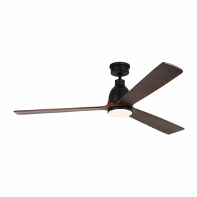 Bryden 60"Ceiling Fan Midnight Black energy-efficient medium fans with remote
