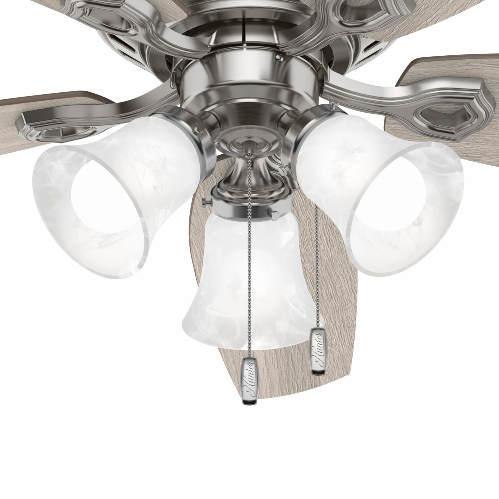 Builder 52"Ceiling Fan Brushed Nickel