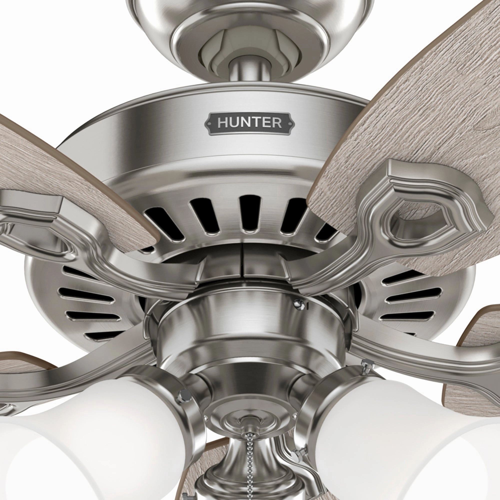Builder 52"Ceiling Fan Brushed Nickel