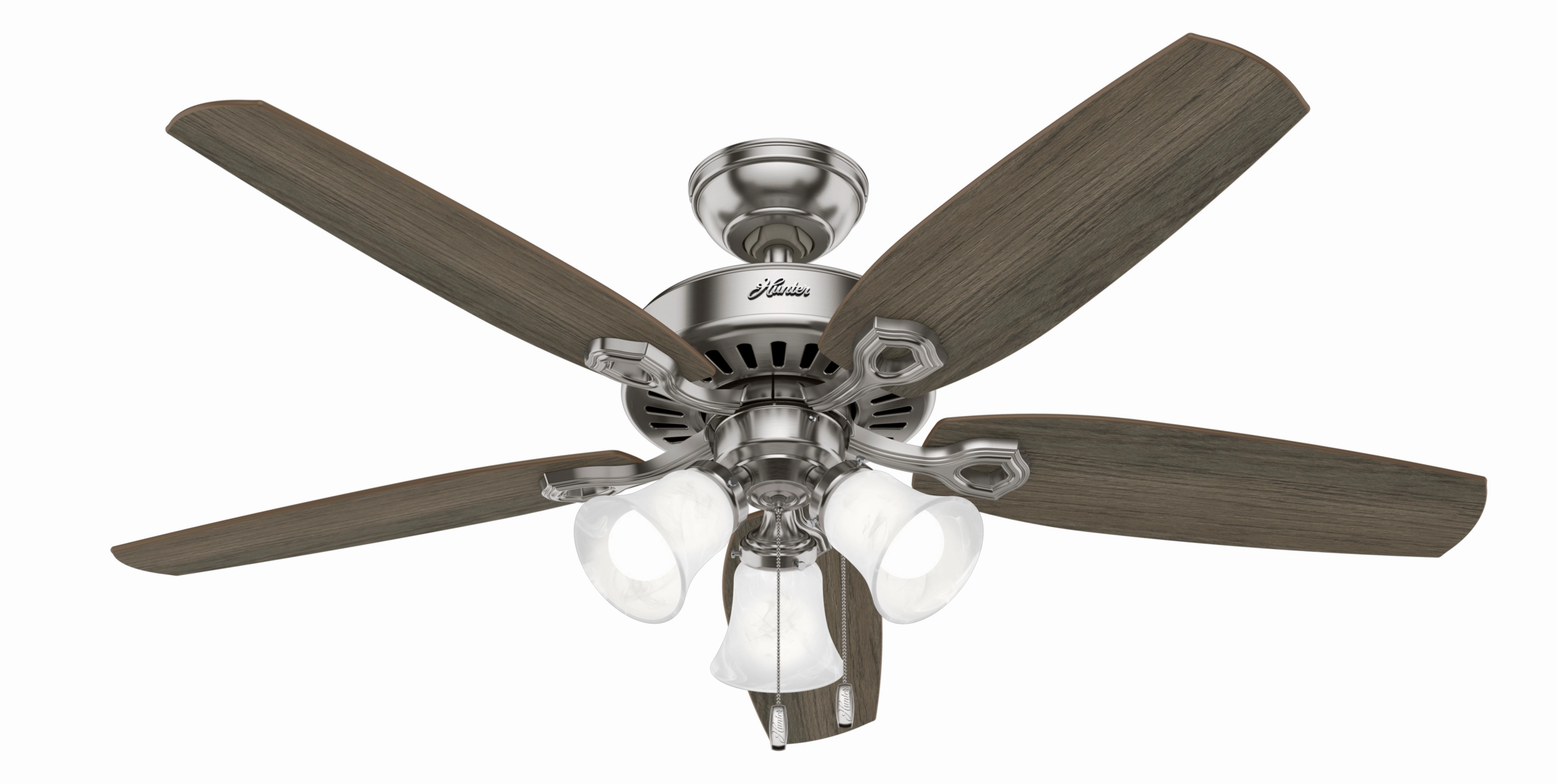 Builder 52"Ceiling Fan Brushed Nickel