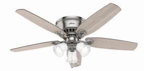 Builder 52"Ceiling Fan Brushed Nickel portable medium fans with handle design
