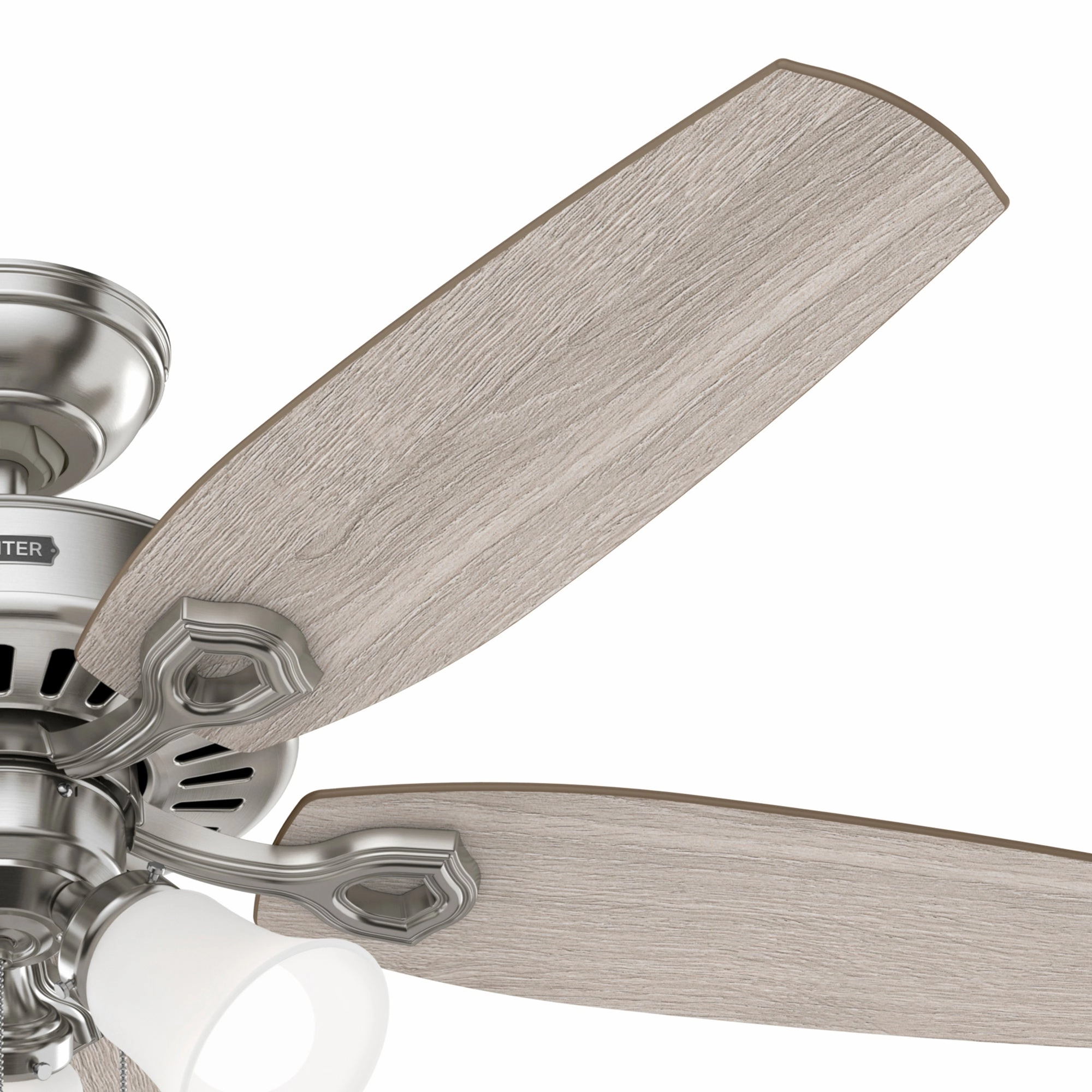 Builder 52"Ceiling Fan Brushed Nickel