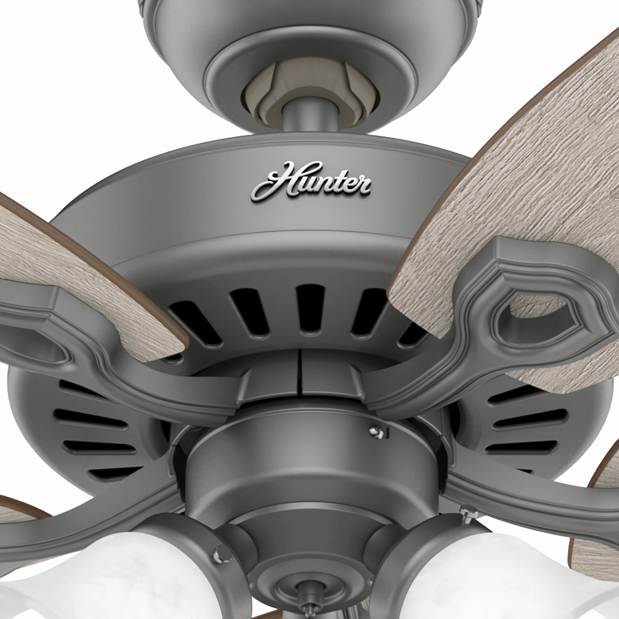 Builder 52"Ceiling Fan Matte Silver