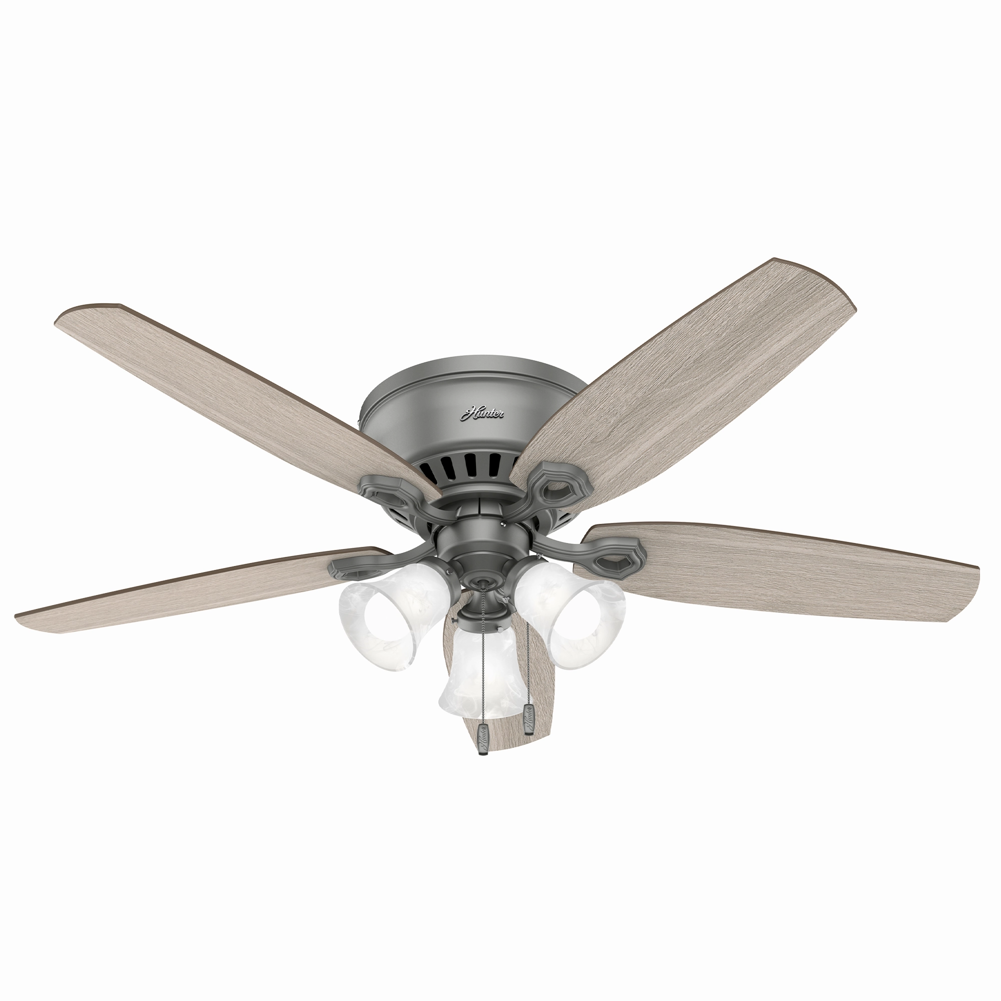 Builder 52"Ceiling Fan Matte Silver