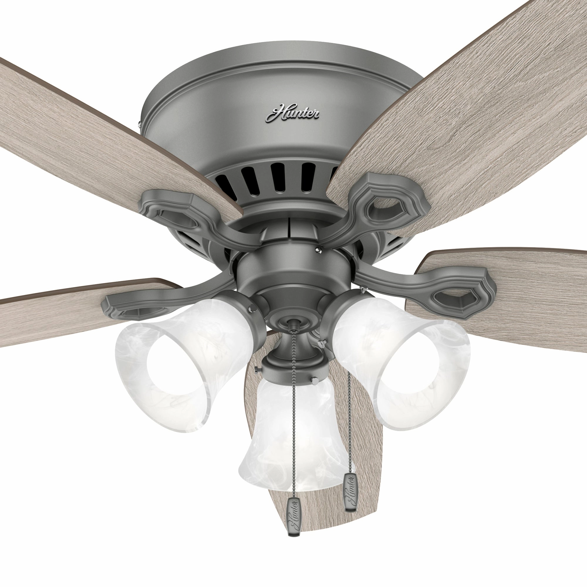 Builder 52"Ceiling Fan Matte Silver