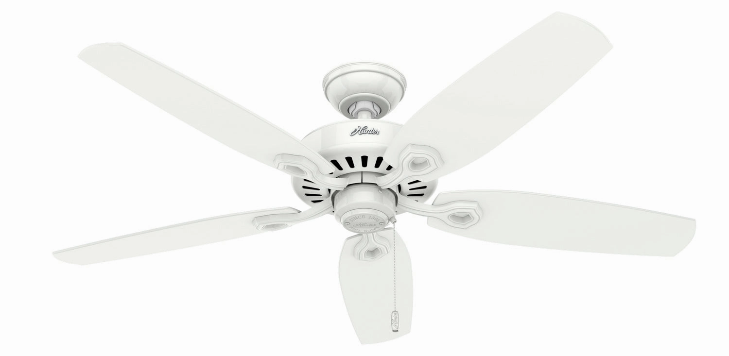 Builder 52"Ceiling Fan Snow White quiet medium fans for living room use