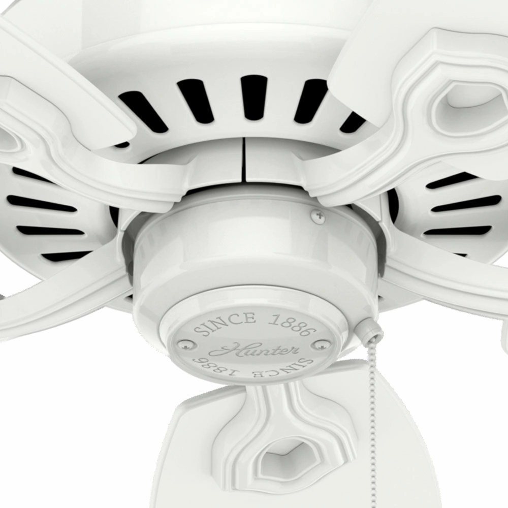 Builder 52"Ceiling Fan Snow White