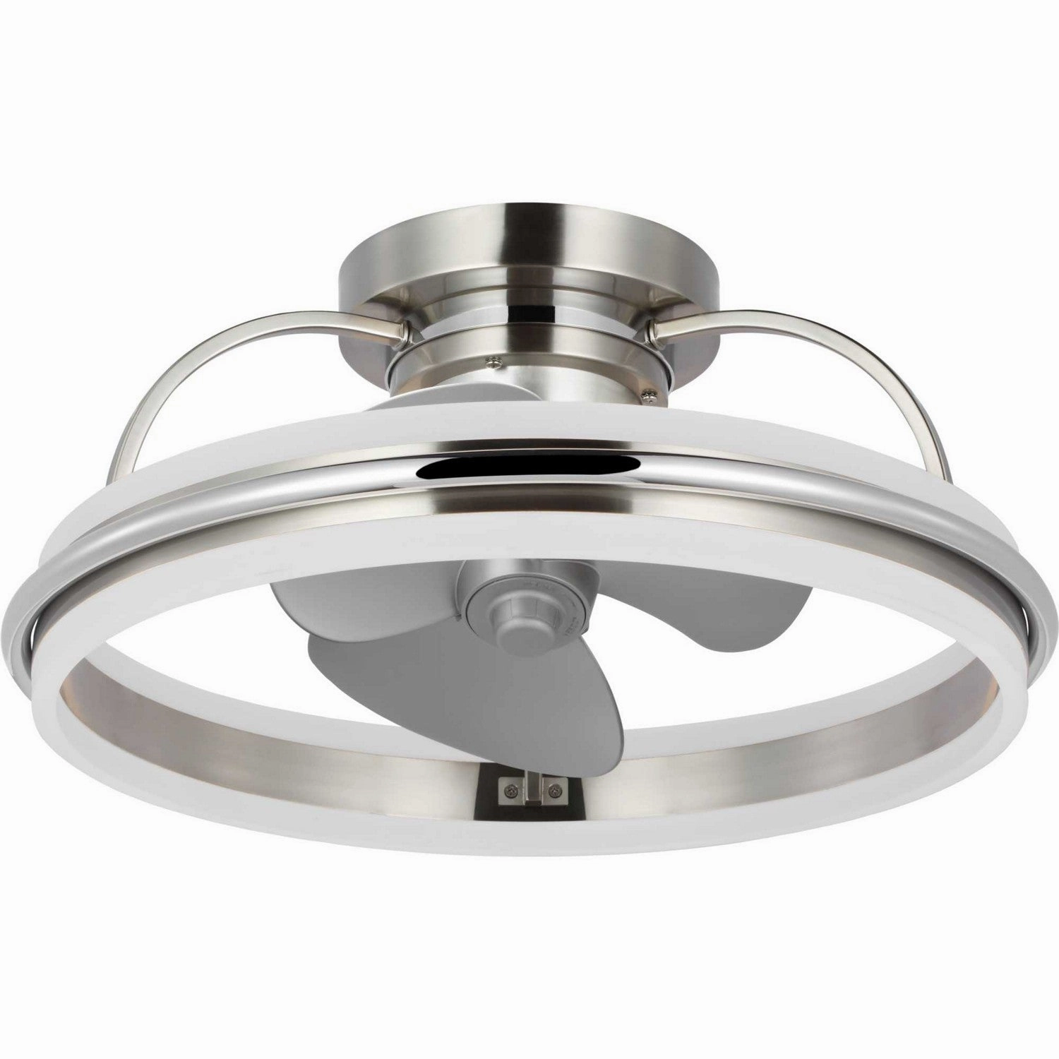 Burnett Ceiling Fan Brushed Nickel decorative fandeliers with lights
