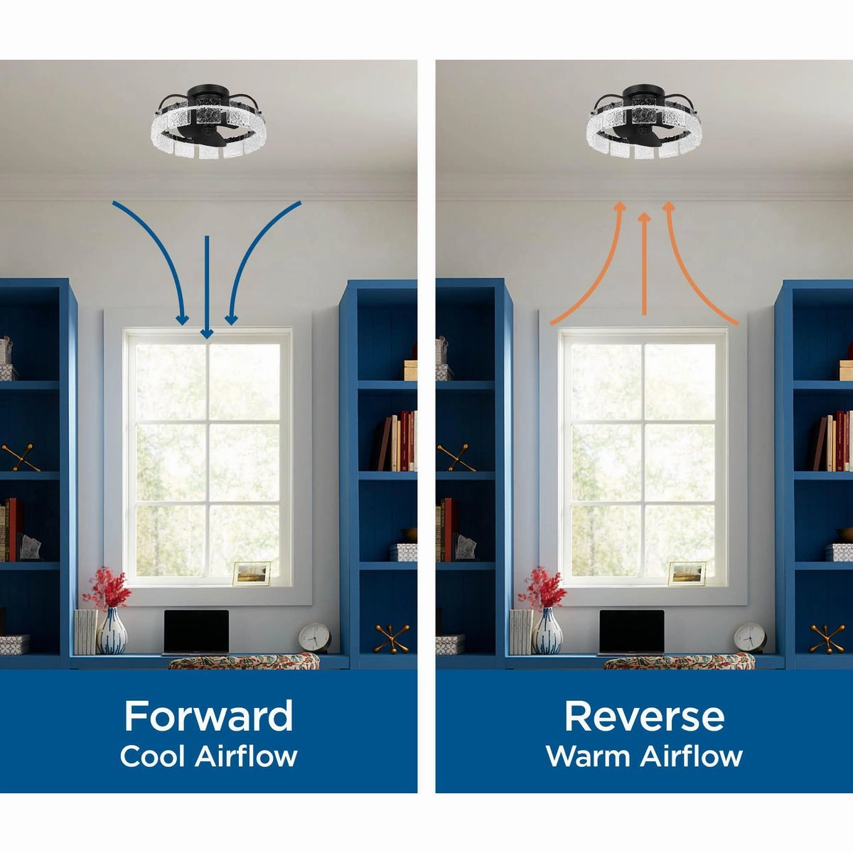Burnett Ceiling Fan Matte Black