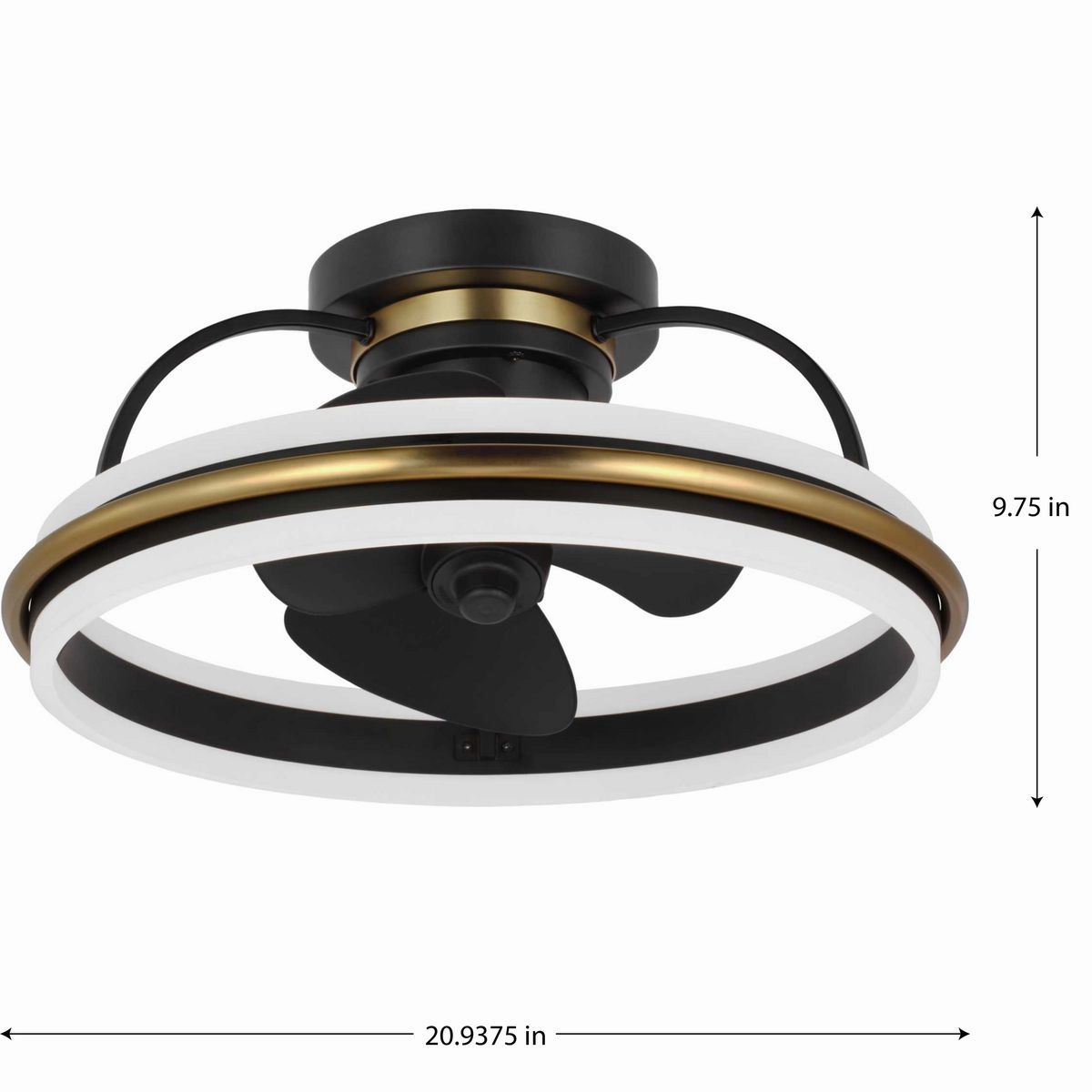 Burnett Ceiling Fan Matte Black