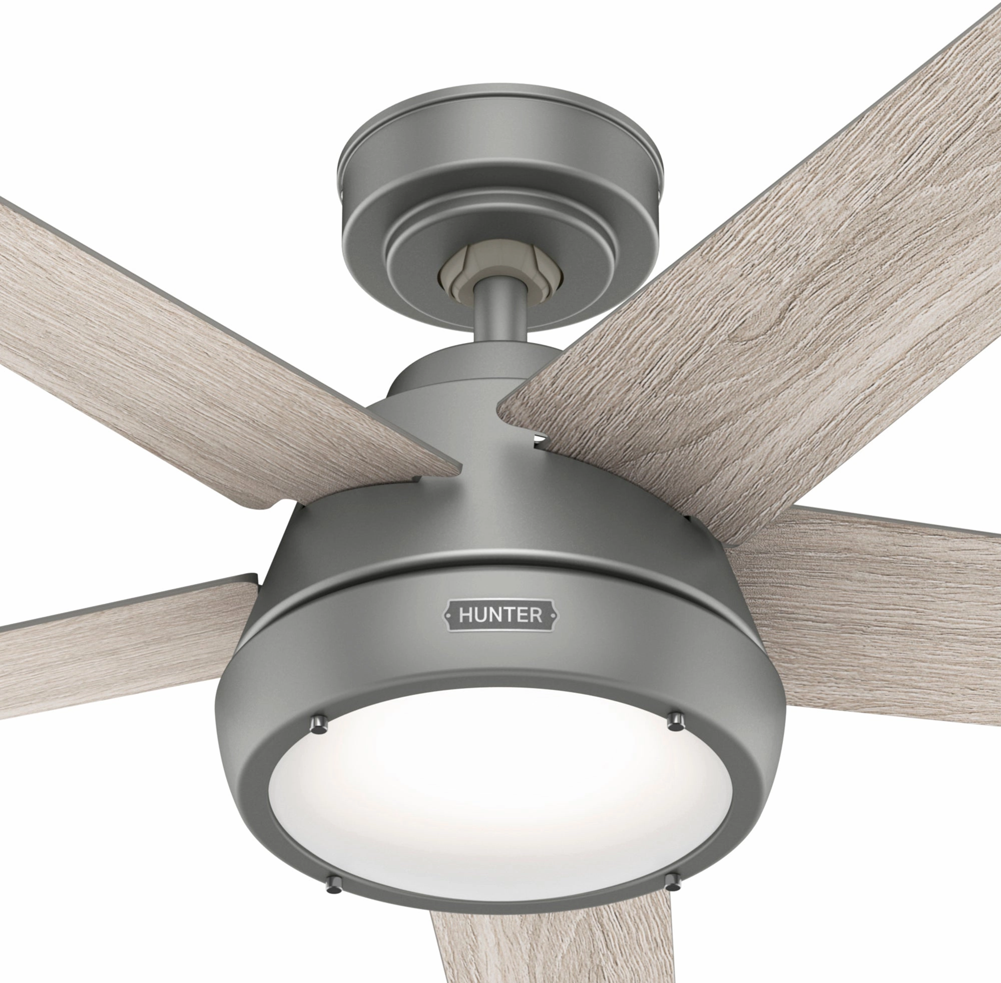 Burroughs 52"Ceiling Fan Matte Silver