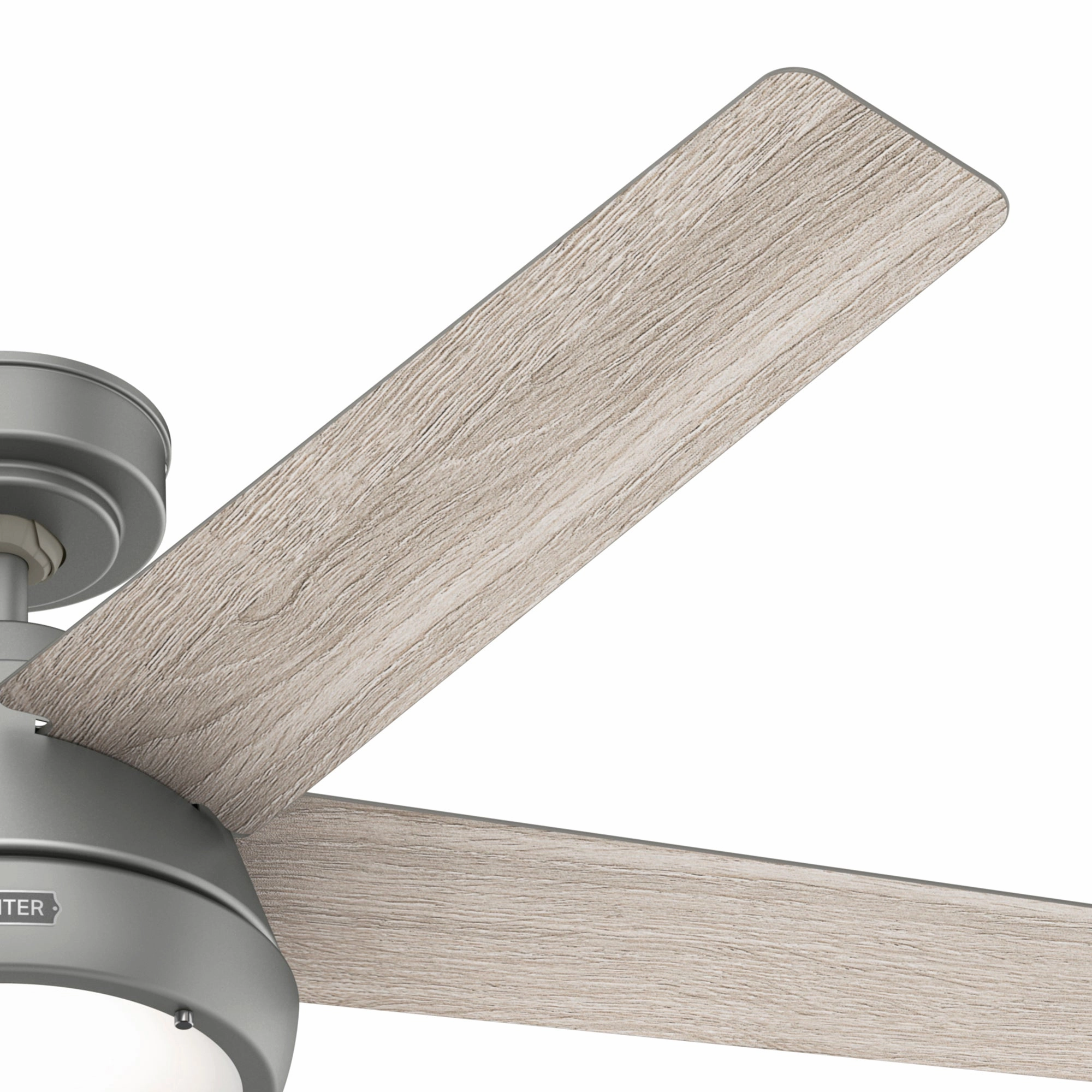 Burroughs 52"Ceiling Fan Matte Silver