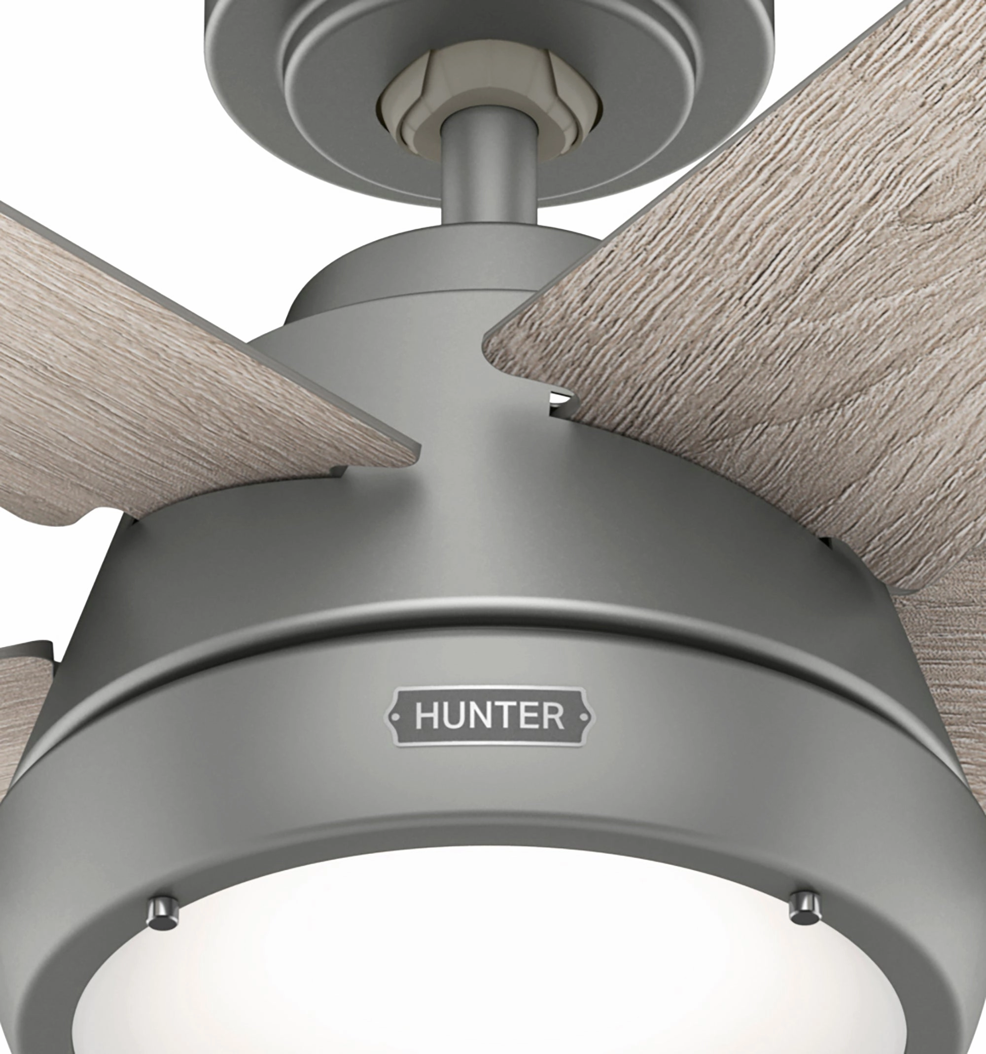 Burroughs 52"Ceiling Fan Matte Silver
