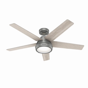 Burroughs 52"Ceiling Fan Matte Silver mini handheld fan for personal travel use