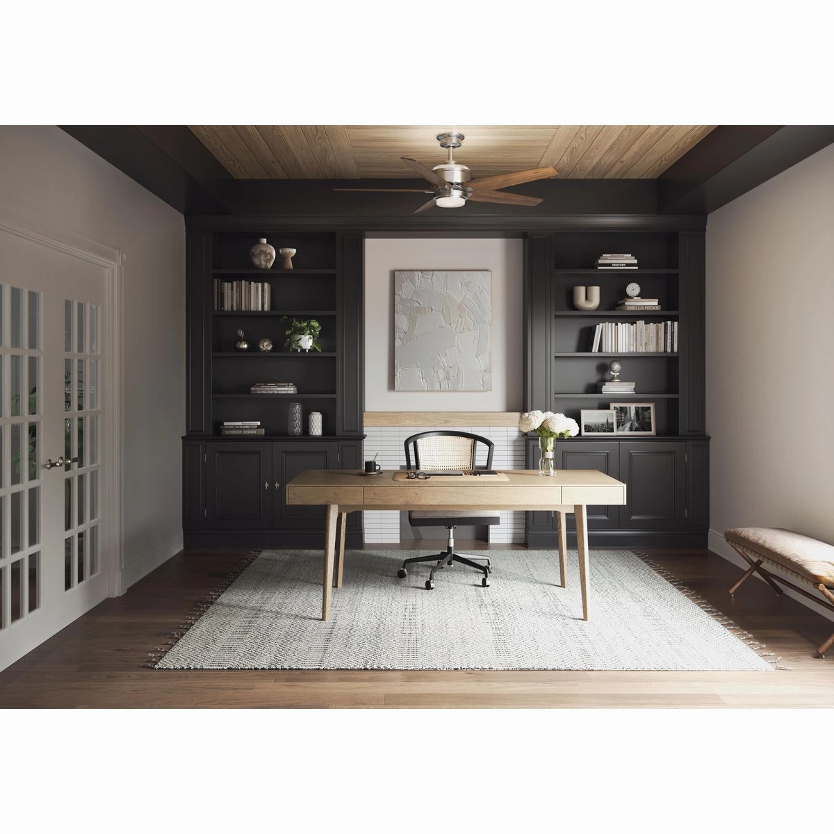Byars 54"Ceiling Fan Brushed Nickel