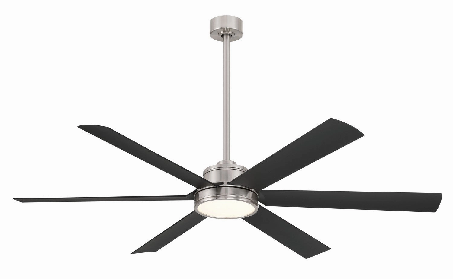 Cairo 65"Ceiling Fan Brushed Nickel Wet W/ Coal mini handheld fan for personal travel use