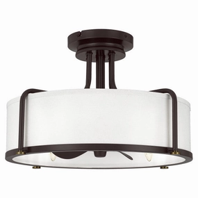 Calvary Four Light Fandelier Western Bronze small electric fans for personal cooling