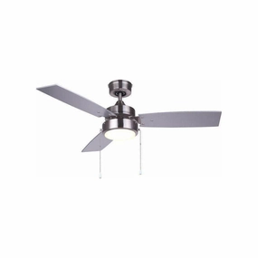 Canarm 42 Inch Wallis Brushed Nickel Ceiling Fan efficient ceiling fans for home cooling