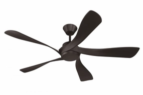Captivate Indoor/Outdoor 52"Ceiling Fan Flat Black energy-efficient medium fans with remote