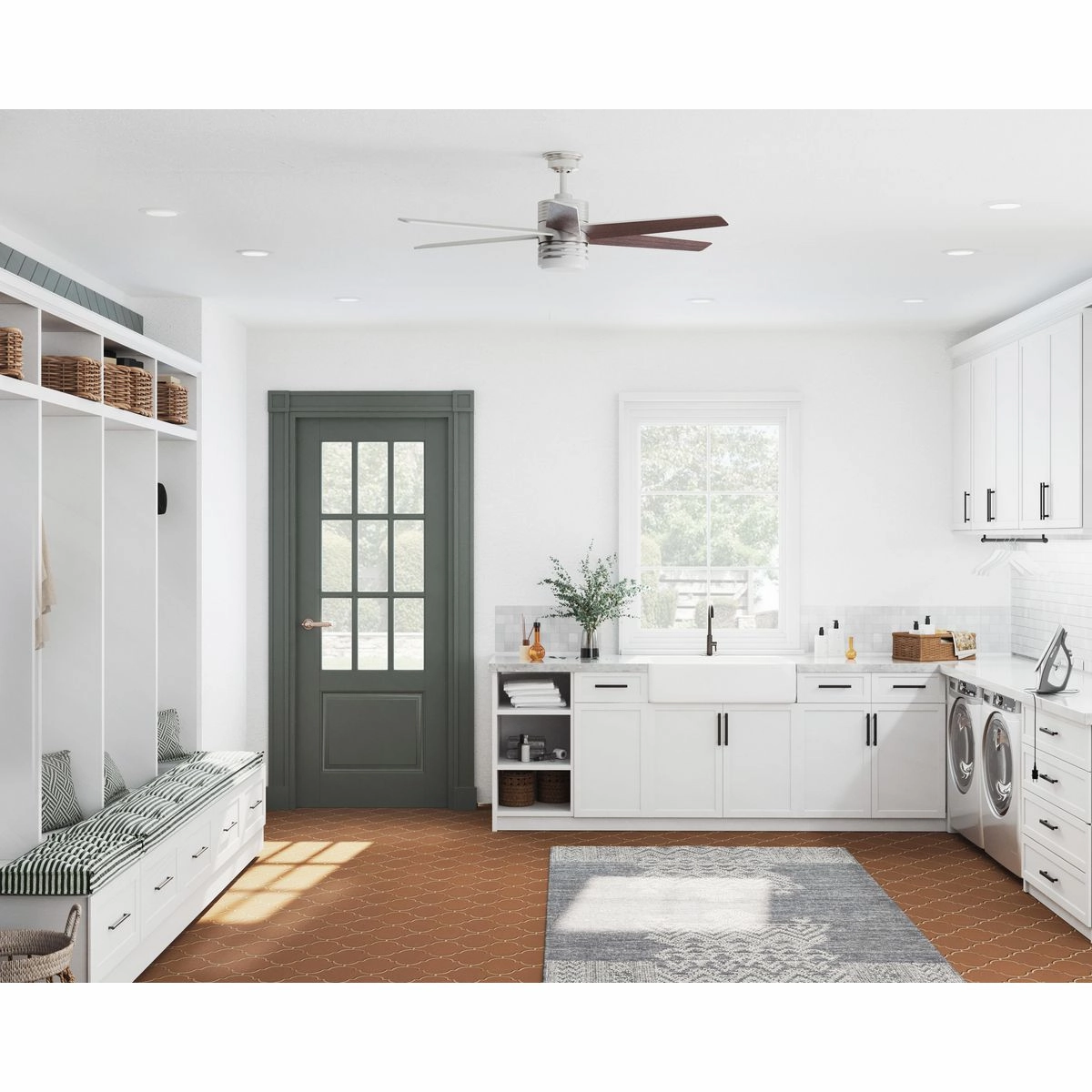 Carrollwood 56"Ceiling Fan Brushed Nickel