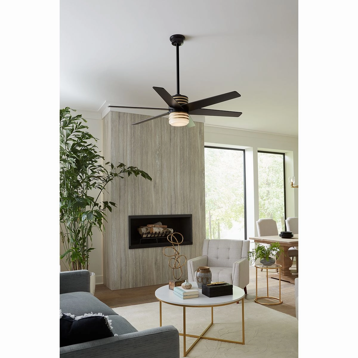 Carrollwood 56"Ceiling Fan Matte Black