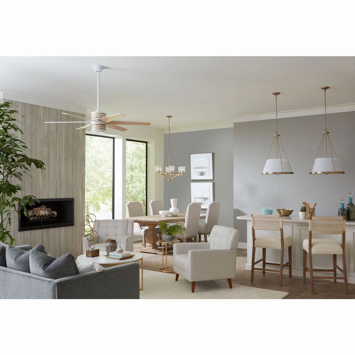 Carrollwood 56"Ceiling Fan White