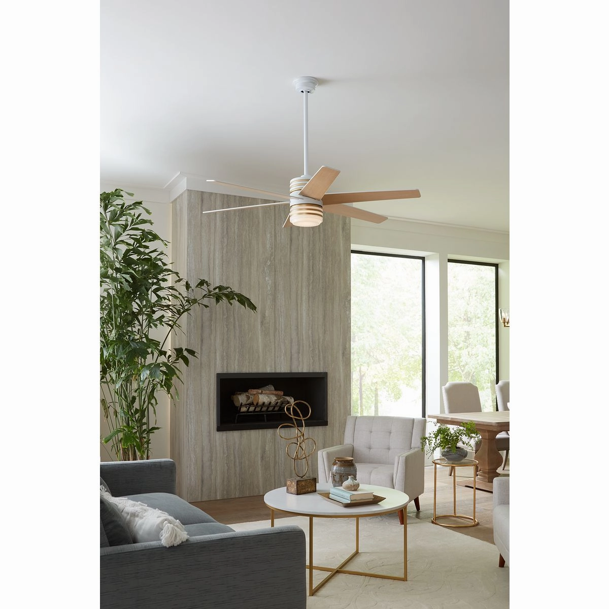 Carrollwood 56"Ceiling Fan White