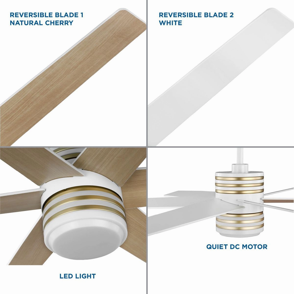 Carrollwood 56"Ceiling Fan White