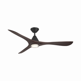 Carve 60"Ceiling Fan Matte Black/Dark Walnut mini handheld fan for personal travel use