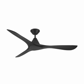 Carve 60"Ceiling Fan Matte Black modern medium fans for everyday cooling